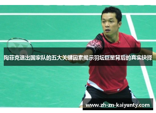 陶菲克退出国家队的五大关键因素揭示羽坛巨星背后的真实抉择